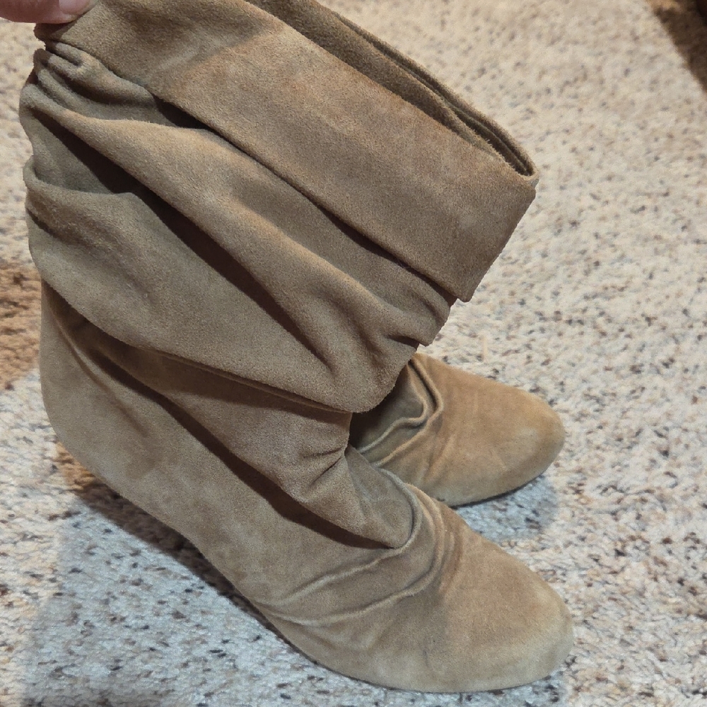 Jessica Simpson Tan Ankle Boots